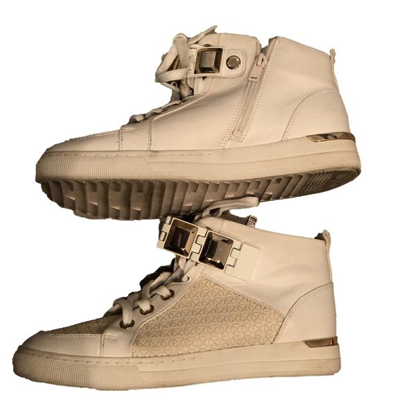 aldo womens white sneakers